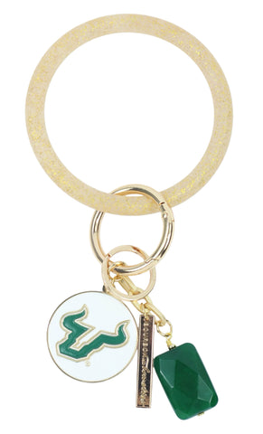 Bracelet Key Ring - USF Bulls