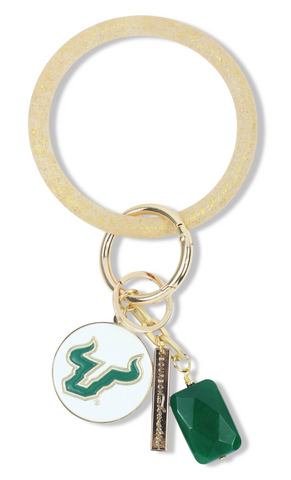 Bracelet Key Ring - USF Bulls