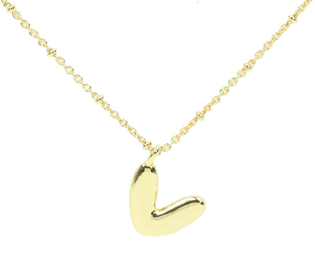 Bubble Initial Necklace