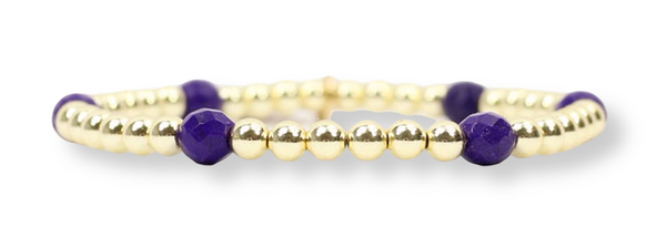 Lexi Stretch Bracelet - Purple