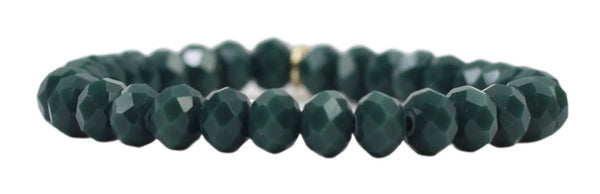 Stacker Stretch Bracelet - Dark Green