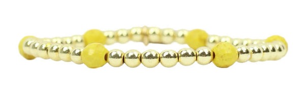 Lexi Stacker Bracelet - Yellow