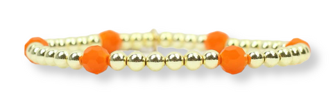 Lexi Stretch Bracelet - Orange