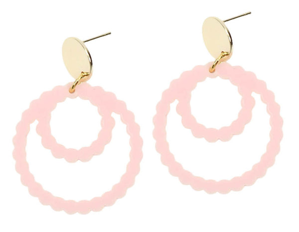 The Bermuda Earring - Pink
