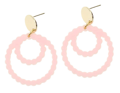 The Bermuda Earring - Pink