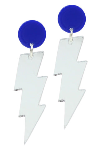 The Silver Bolt Earring