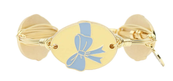 The Easter Egg Bangle Bracelet - Periwinkle Bow