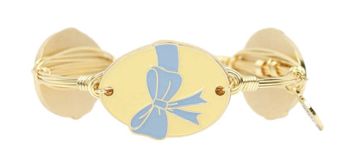 The Easter Egg Bangle Bracelet - Periwinkle Bow