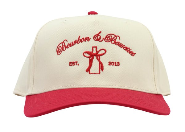 Bourbon and Boweties Hat - Red
