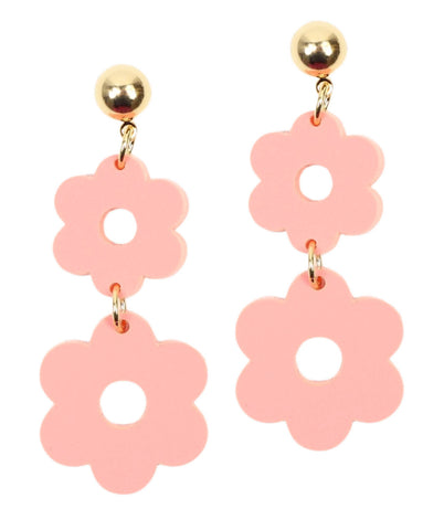 Coral Flower Earring