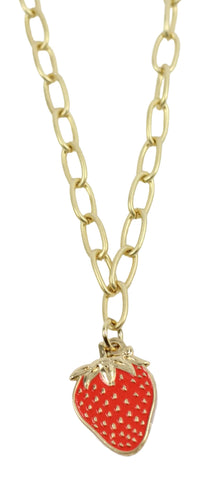 The Sun-Kissed Strawberry Necklace