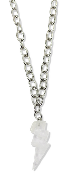 Silver Lightning Bolt Necklace