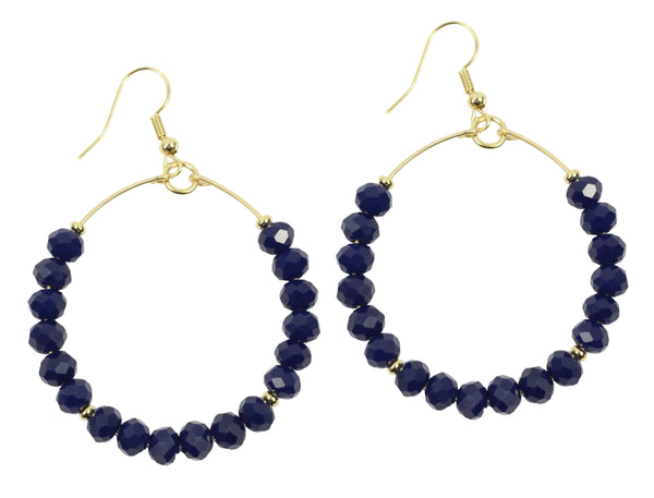 The Chloe Earring - Navy
