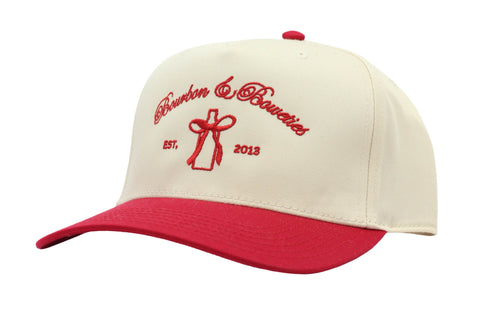 Bourbon and Boweties Hat - Red