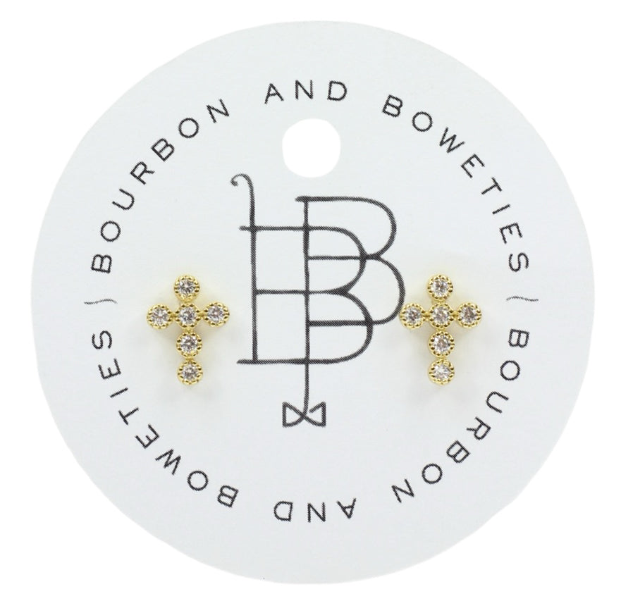 Cross Stud Earring