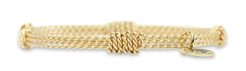 Twisted Wire Bangle Stacker