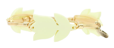 Tulip Bangle Bracelet - Butter