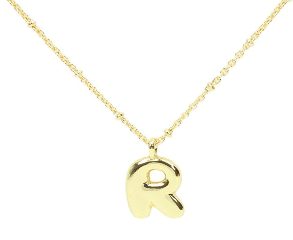 Bubble Initial Necklace
