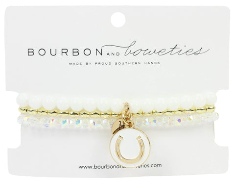 Derby Stretchy Stack - White