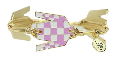 The Jockey Silk Bangle Bracelet - Purple