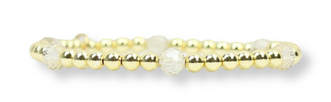 Lexi Stretch Bracelet - Champagne