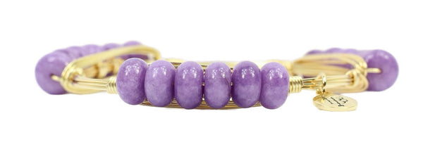 The Lilac Bangle Bracelet