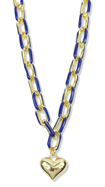 The Scottie Necklace - Royal Blue