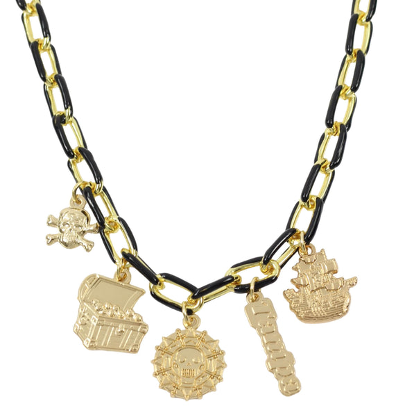 The Tampa Charm Necklace - Black