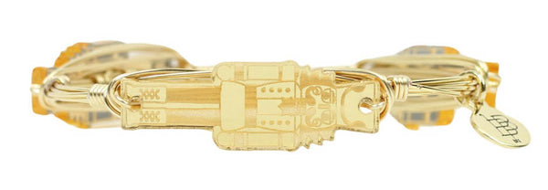 The Gold Mirror Nutcracker Bangle Bracelet