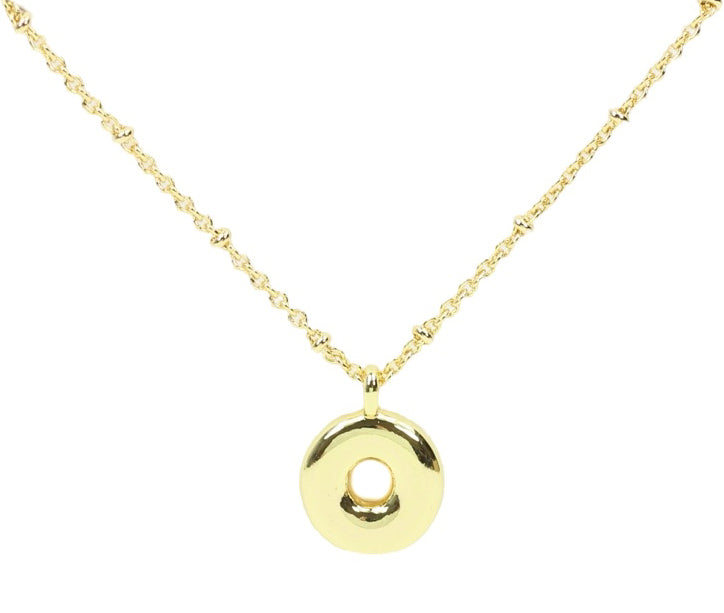 Bubble Initial Necklace