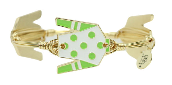 The Jockey Silk Bangle Bracelet - Green