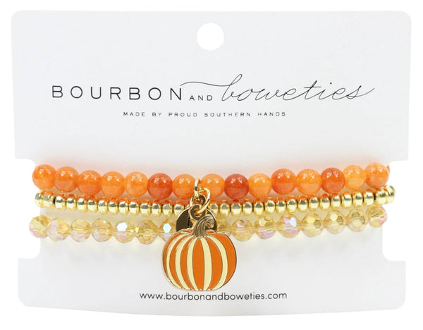 The Pumpkin Stretchy Stack - Stripe