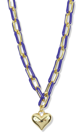 The Scottie Necklace - Dark Purple
