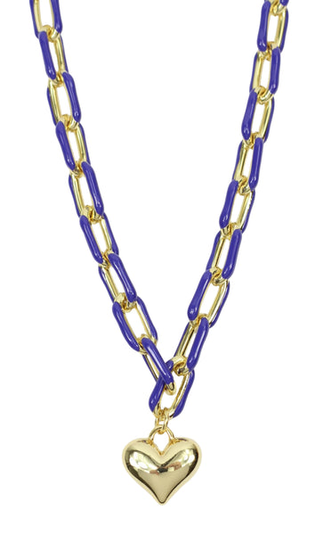 The Scottie Necklace - Dark Purple