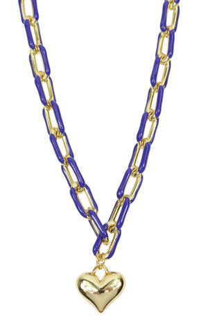 The Scottie Necklace - Dark Purple