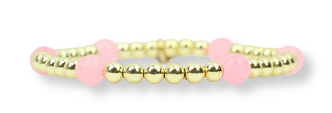 Lexi Stretch Bracelet - Pink