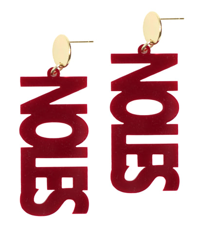 Noles Acrylic Earring