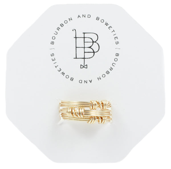 Gold Stackable Ring Set