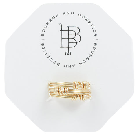 Gold Stackable Ring Set