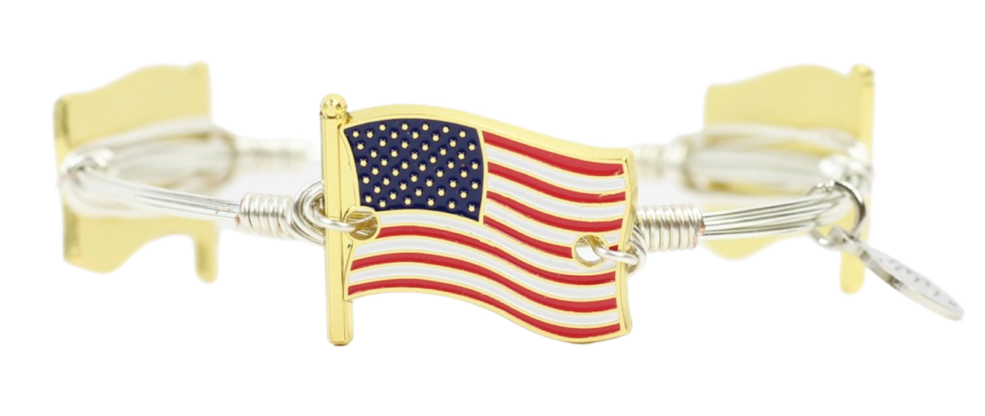 The American Flag Bangle Bracelet