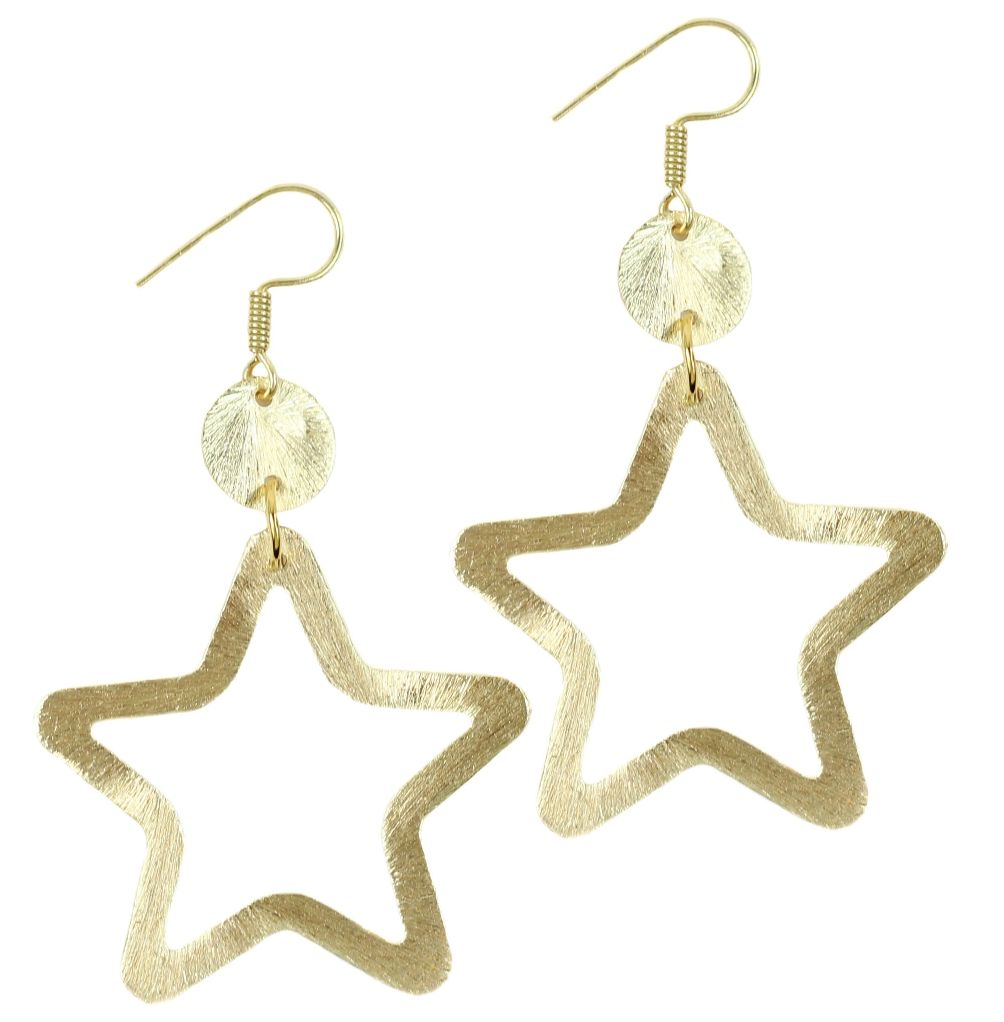 Gold Star Earring