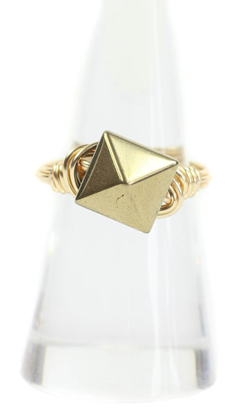 Gold Stud Ring