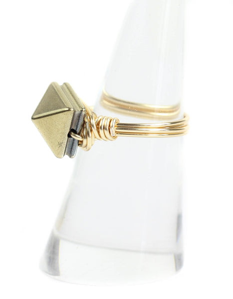 Gold Stud Ring