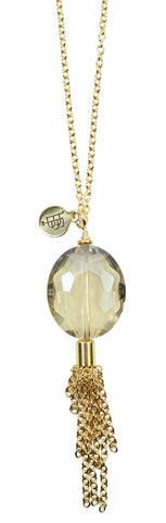 The Iridescent Tassel Necklace