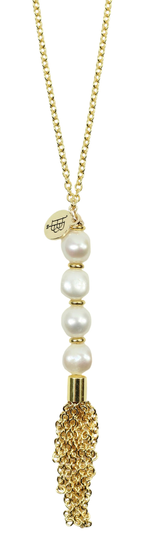 The Pearl Mimi Necklace Bourbon and Boweties