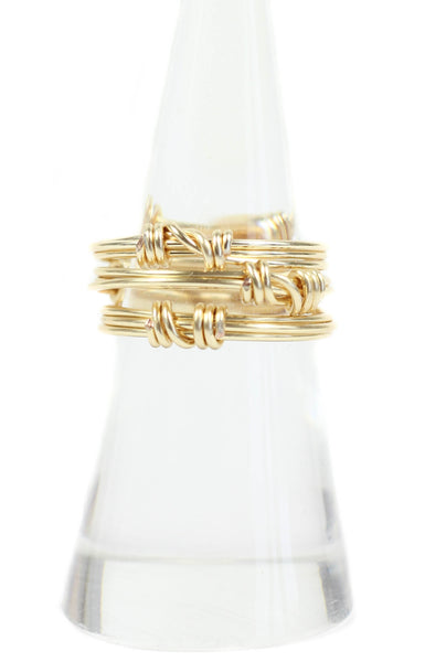Gold Stackable Ring Set