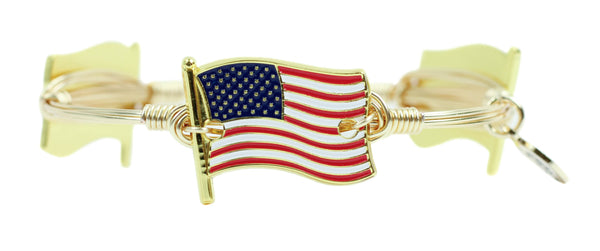 The American Flag Bangle Bracelet
