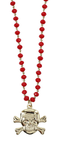 The Beaded Skull Necklace